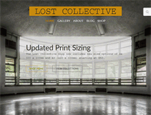 Tablet Screenshot of lostcollective.com